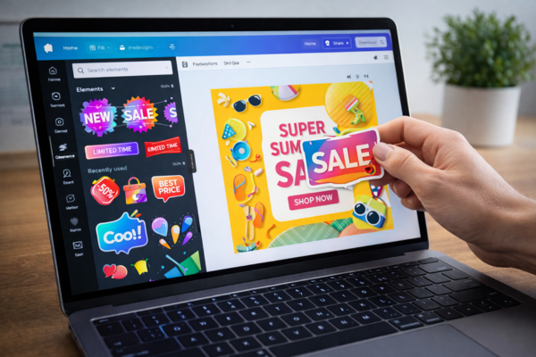 Designing a summer sale post