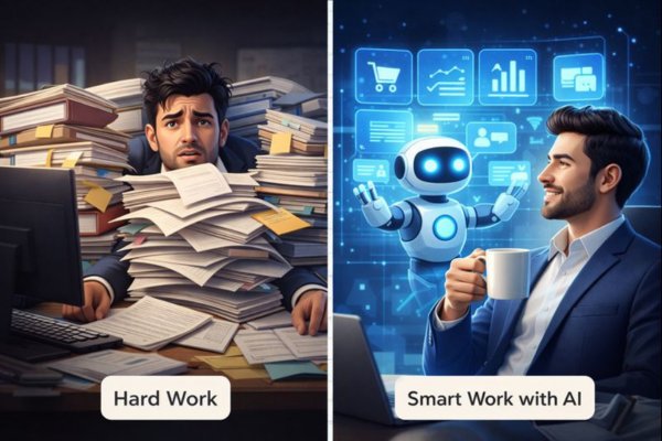 Hard work vs smart work with AI