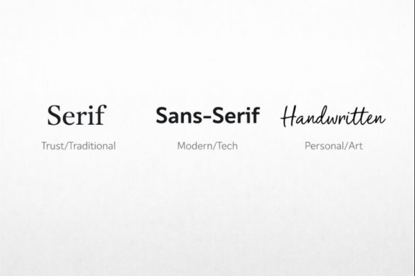 Typography comparison font styles explained